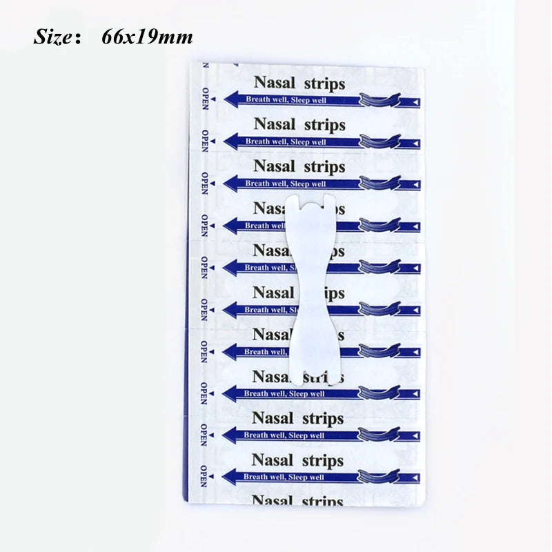 Transparent Nasal Strip Anti-Snoring Sticker - 50pcs