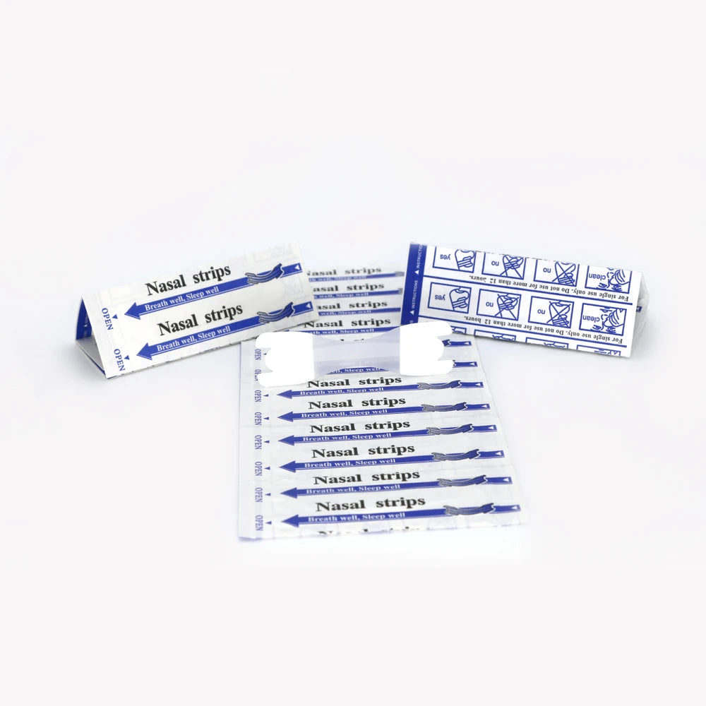 Transparent Nasal Strip Anti-Snoring Sticker - 50pcs