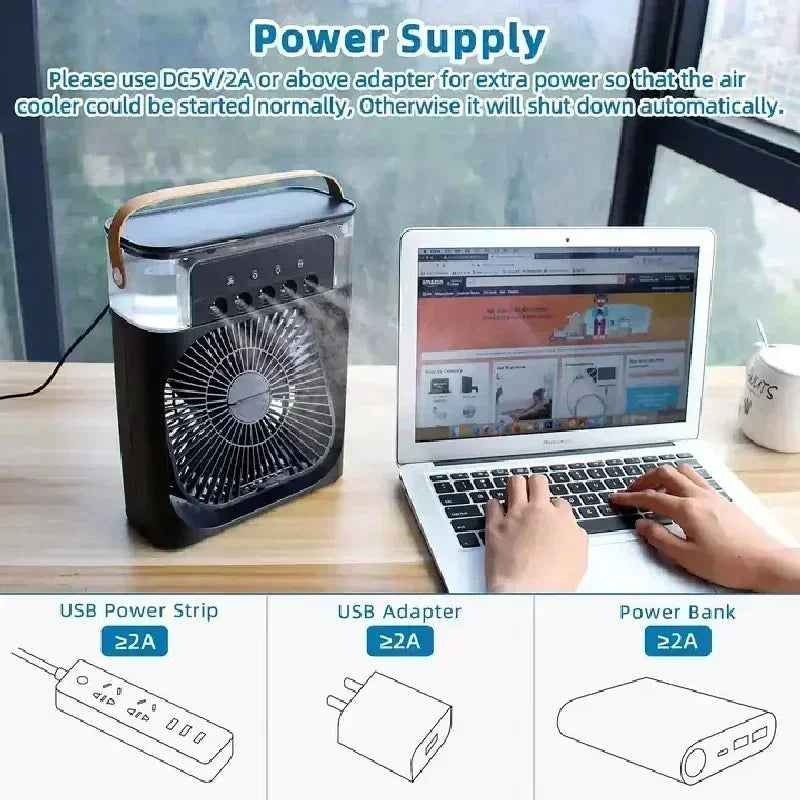 Portable Air Conditioner Fan (3 In 1)