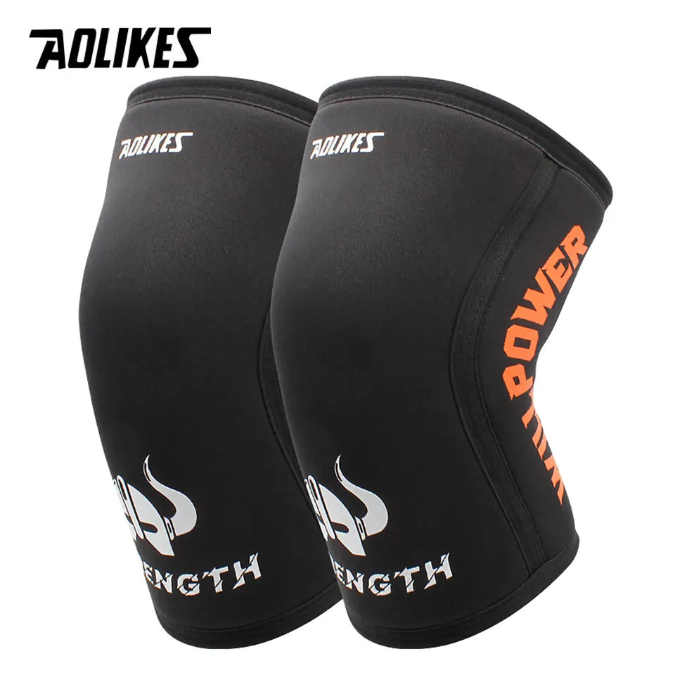 AOLIKES 1 Pair 7mm Neoprene Sports Kneepads (Comes With 2 Pads)